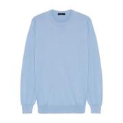 Diepblauwe Stijlvolle Sweatshirt voor Mannen Fay , Blue , Heren