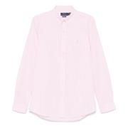 Roze Button-Down Shirt met Pony Logo Polo Ralph Lauren , Pink , Heren