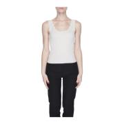 Beige Mouwloze Tank Top Jacqueline de Yong , Beige , Dames