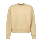 Geborduurde Crewneck Sweatshirt Ami Paris , Beige , Heren