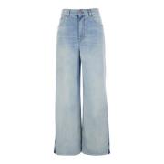 Hoge Taille Lichtblauwe Denim Jeans Chloé , Blue , Dames