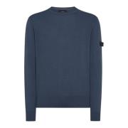 Blauwe Crewneck Sweater Caliper 01 Peuterey , Blue , Heren