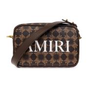 Schoudertas met logo Amiri , Brown , Heren