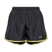 Shorts met geborduurd logo Adidas Originals , Yellow , Dames