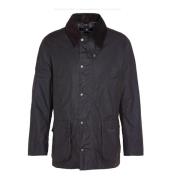 Rustieke Klassieke Waxjas Barbour , Black , Heren