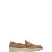 Beige Loafers Clay Style Schoenen Boss , Beige , Heren