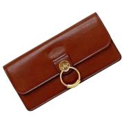 Pre-owned Leather wallets Chloé Pre-owned , Brown , Dames