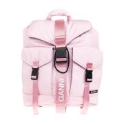 Technische Rugzak Ganni , Pink , Dames