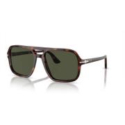 Havana Groene Zonnebril Persol , Brown , Heren