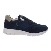 Leren Heren Sneakers Stijlvol Modern Veelzijdig Nerogiardini , Blue , ...