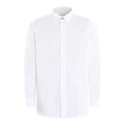 Heren Shirt met 2G clip Wit Givenchy , White , Heren