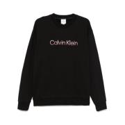 Zwarte Sweater K10K114265 Calvin Klein , Black , Heren