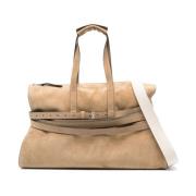 Beige Top Handvat Schoudertas Moschino , Beige , Heren