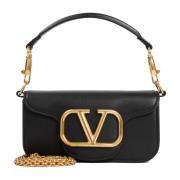 Zwarte Schoudertas Locò Valentino Garavani , Black , Dames