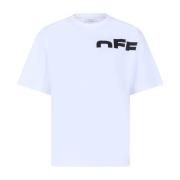 Witte T-shirts en Polos Off White , White , Heren