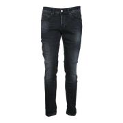 George jeans met knoopsluiting Dondup , Black , Heren