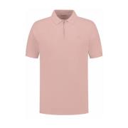 Zip Polo Pullover Dstrezzed , Pink , Heren