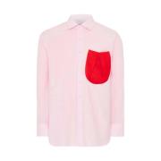 Roze Overhemd met Zak en Knopen JW Anderson , Pink , Heren