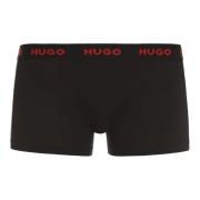 3-Pack Boxers met Elastische Logoband Hugo Boss , Black , Heren