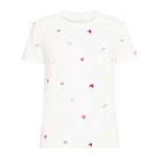 Cloud Dancer Top & T-Shirt Ichi , Multicolor , Dames