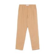 Karamelbruine broek met trekkoord in de taille Maison Labiche , Brown ...