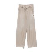 Beige Elastische Taillebroek Mihara Yasuhiro , Beige , Heren