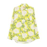 Fluorescerend Groene Open-Schouder Top Kenzo , Green , Dames