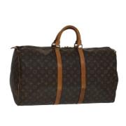 Pre-owned Canvas travel-bags Louis Vuitton Vintage , Brown , Dames