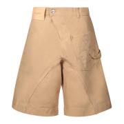 Unieke Bermuda shorts met verfijnde details JW Anderson , Beige , Here...