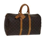 Pre-owned Canvas travel-bags Louis Vuitton Vintage , Brown , Dames