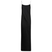 Maxi Slip Jurk in Ninfea Stijl Andamane , Black , Dames