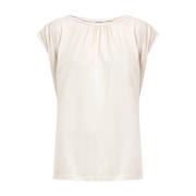 Mouwloze Harper Top Knit-ted , Beige , Dames