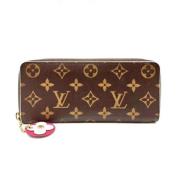 Pre-owned Canvas wallets Louis Vuitton Vintage , Brown , Dames