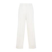 Witte Stijlvolle Katoenen Jeans Valentino , Beige , Heren