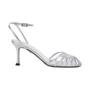 Metallic Pumps met verstelbare enkelband Alevi Milano , Gray , Dames