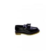 Zwarte leren loafers met kwastdetail Dr. Martens , Black , Dames