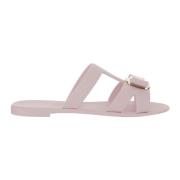 Stijlvolle Sliders voor Vrouwen Salvatore Ferragamo , Pink , Dames