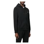 Zwarte volledige rits capuchontrui Polo Ralph Lauren , Black , Heren