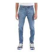 Slim Fit 5-Pocket Jeans Dondup , Blue , Heren