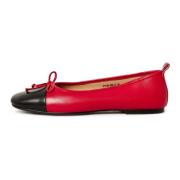 Leren Ballerina's Mila - Rood Cesare Gaspari , Red , Dames