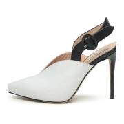 Contrast Slingback Stiletto's Celestia - Wit Cesare Gaspari , White , ...