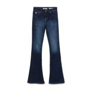 Indigo Blauwe Klassieke Vijf Zakken Jeans Lois , Blue , Dames