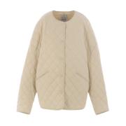 Gewatteerde Oversized Jas TotêMe , Beige , Dames