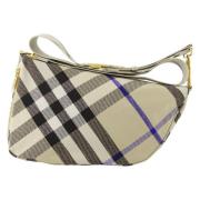 Vintage Check Shield Tas Burberry , Beige , Dames