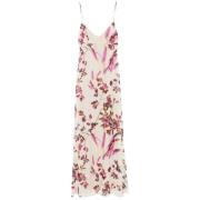 Bloemenprint V-hals Jurk Raquel Diniz , Multicolor , Dames