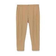 Zand Beige Elastische Taillebroek Briglia , Beige , Heren