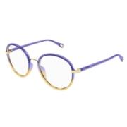 Stijlvolle Violet Optische Bril Chloé , Purple , Unisex