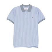 Wit Poloshirt met Orb Logo Vivienne Westwood , White , Heren