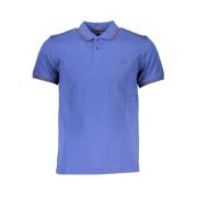 Elegante zomerpolo met contrasterende details Harmont & Blaine , Blue ...