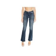 Blauwe Bootcut Jeans voor Vrouwen Only , Blue , Dames